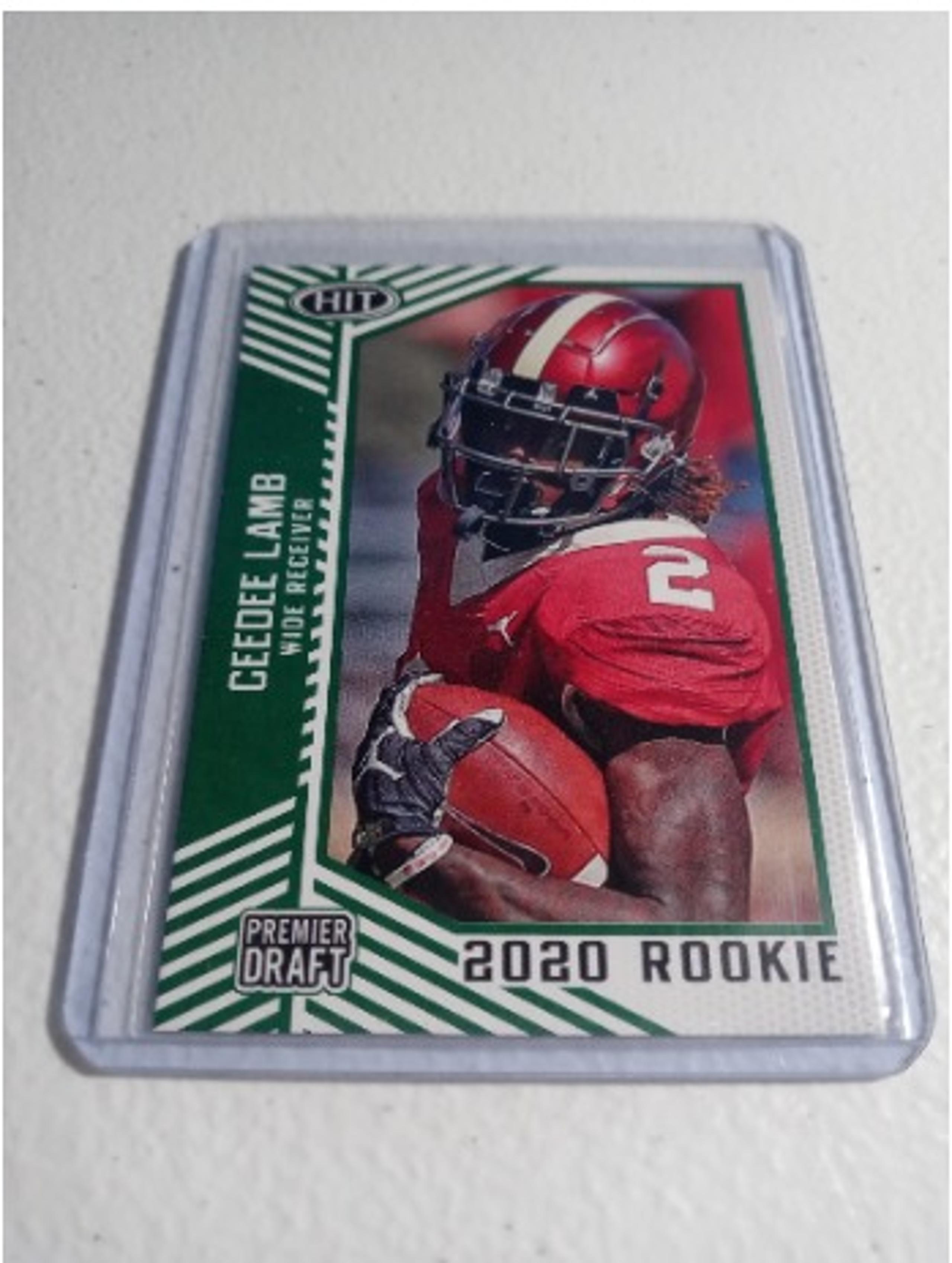 2020 SAGE HIT Green CeeDee Lamb RC Rookie Card