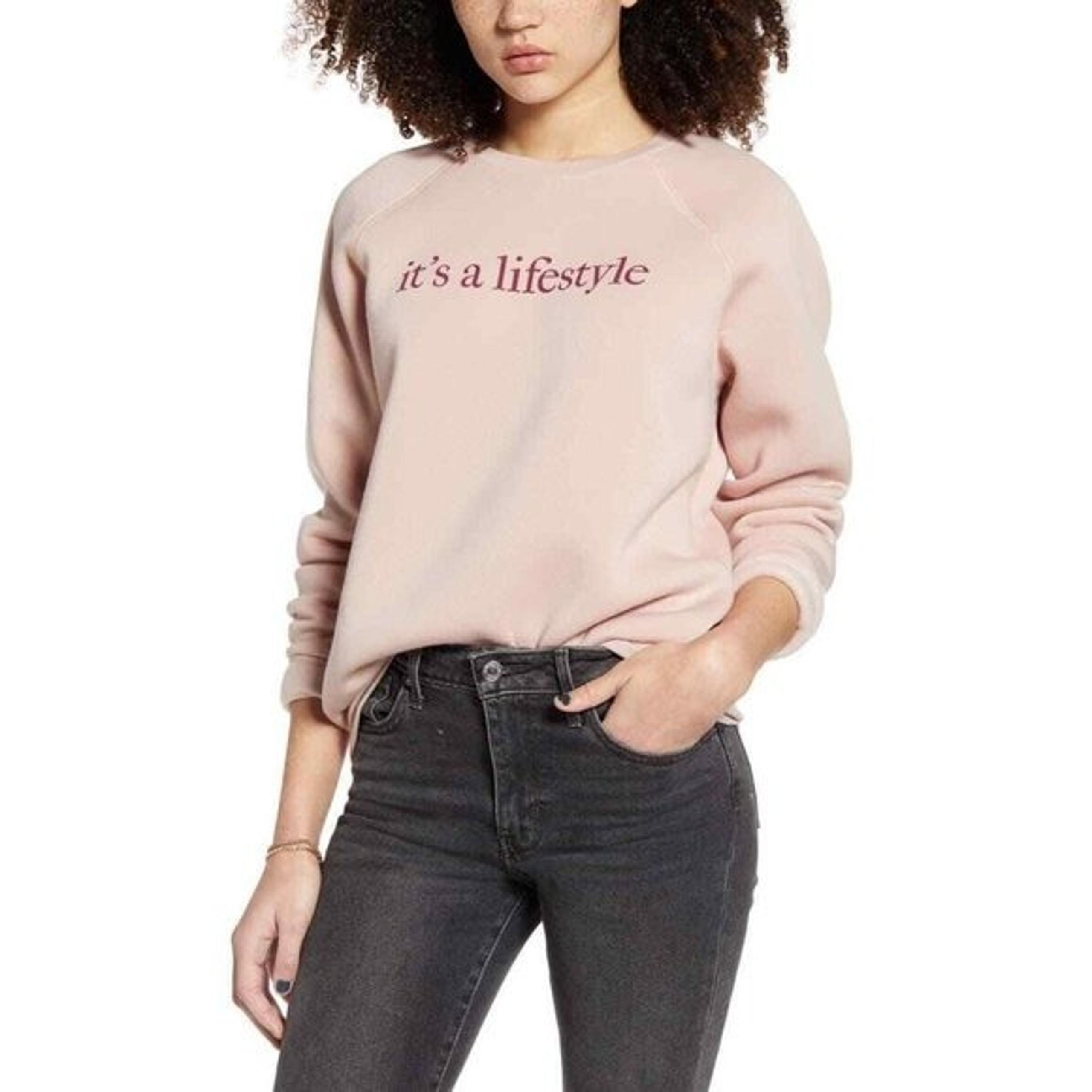 BP Size XS Its a Lifestyle Graphic Sweatshirt