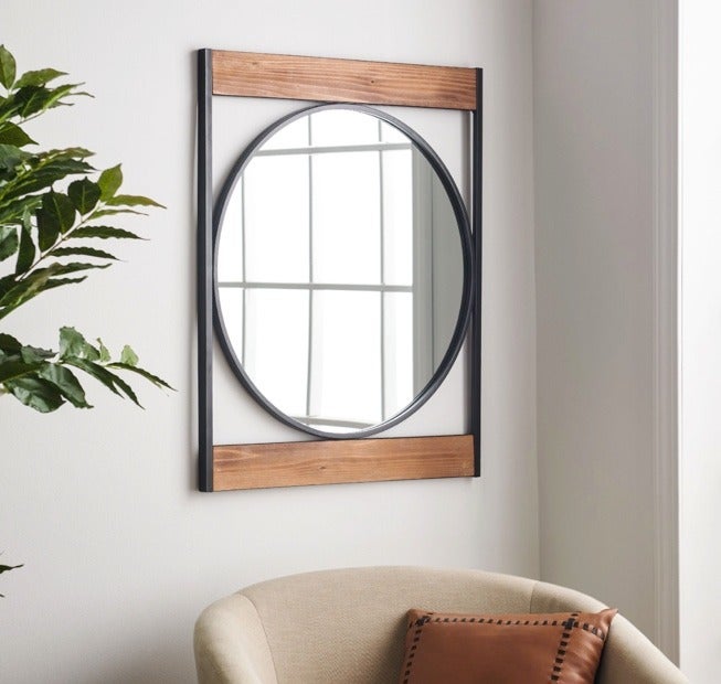 Modern Metal Wall Mirror