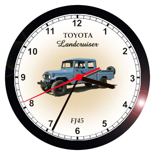 TOYOTA LAND CRUISER FJ45 TRUCK WALL CLOCK