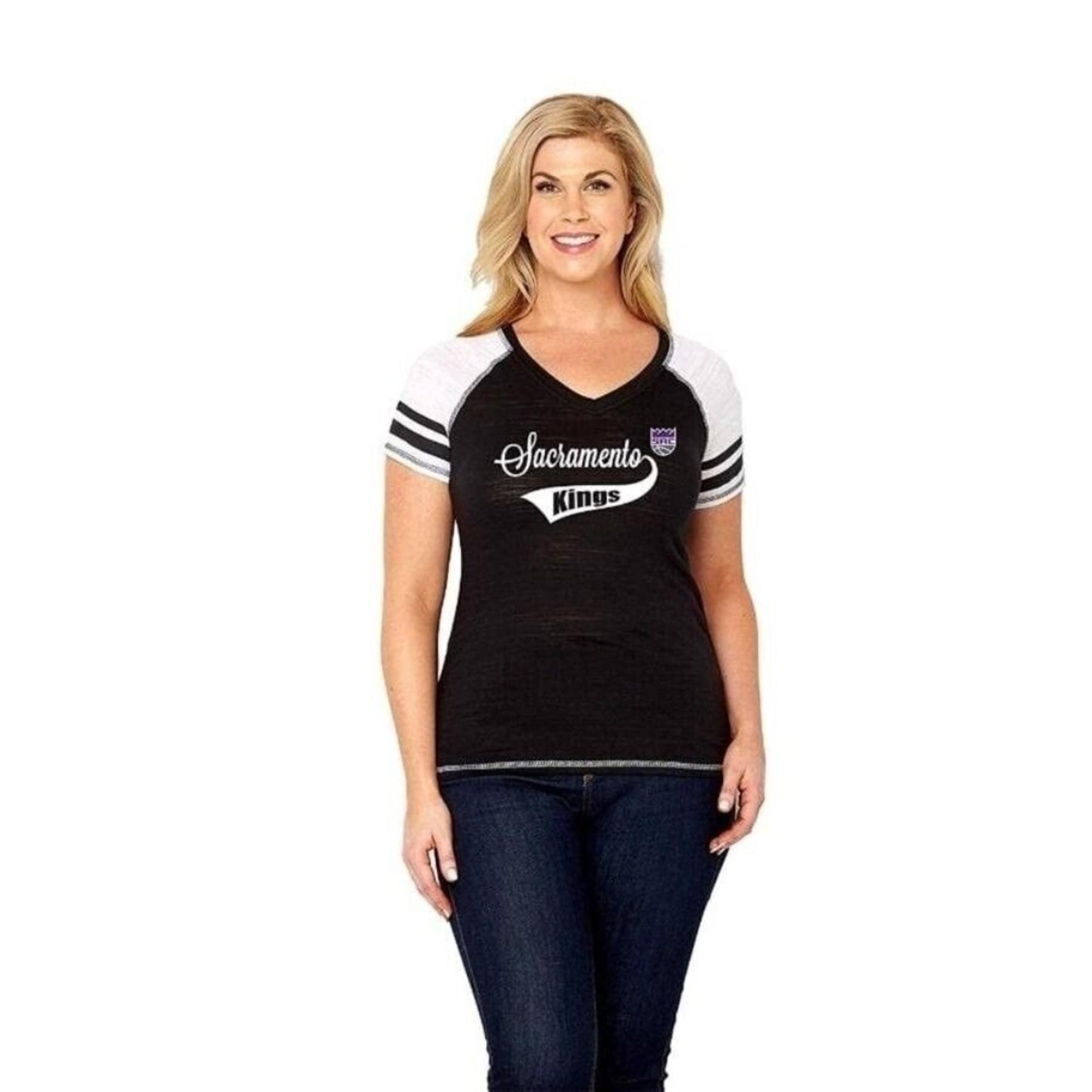 NBA Charlotte Hornets Black Basketball Soft As A Grape Shirt Womens Plus  Size 2