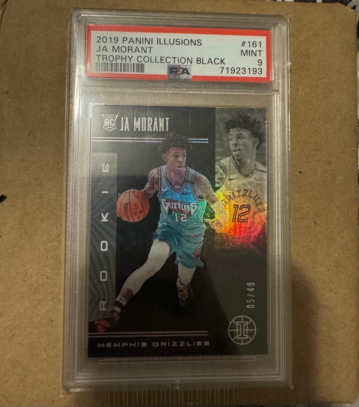 Ja Morant 2019 Illsuions RC PSA 9 SSP