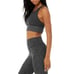 Alo Yoga Alosoft Serenity Bra Dark Heather Grey S