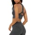 Alo Yoga Alosoft Serenity Bra Dark Heather Grey S