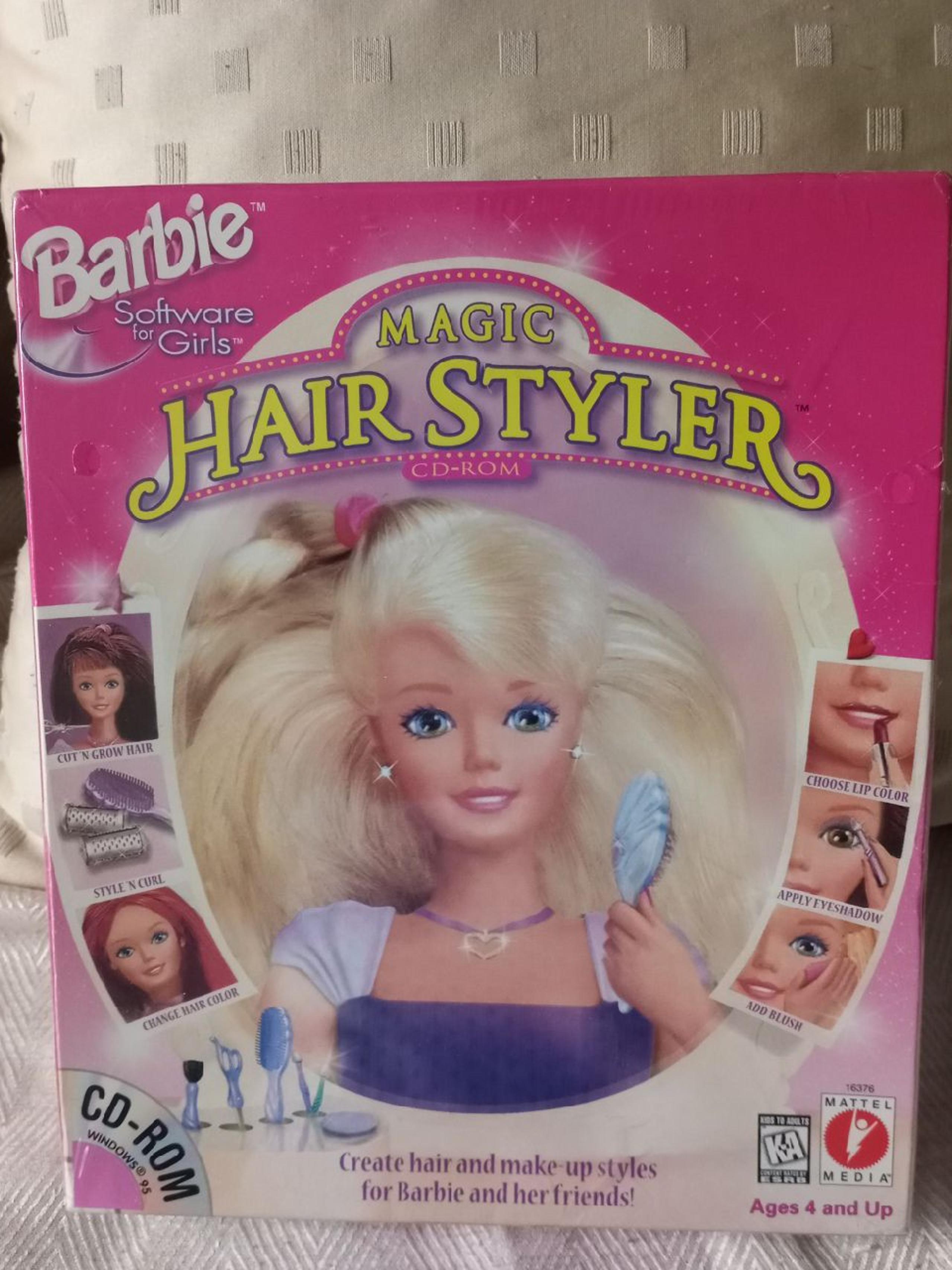 1997 Barbie Doll Magic Hair Styler PC
