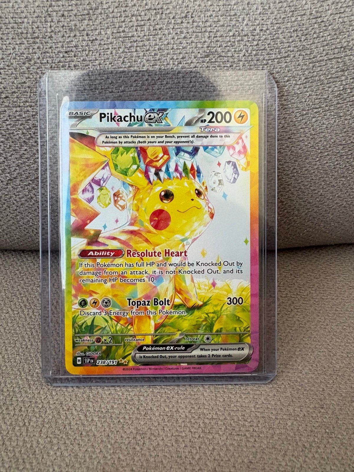 Pokemon Pikachu Ex 238