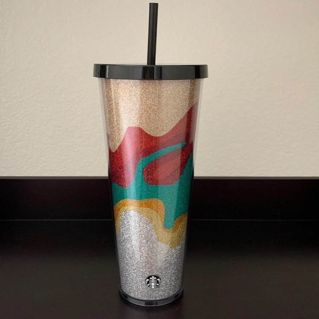 Starbucks Multi-Color Glitter Tumbler