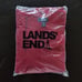 NWT Lands End Mitered thick Cashmere V Neck Sweater Classic Cherry Red size M 12