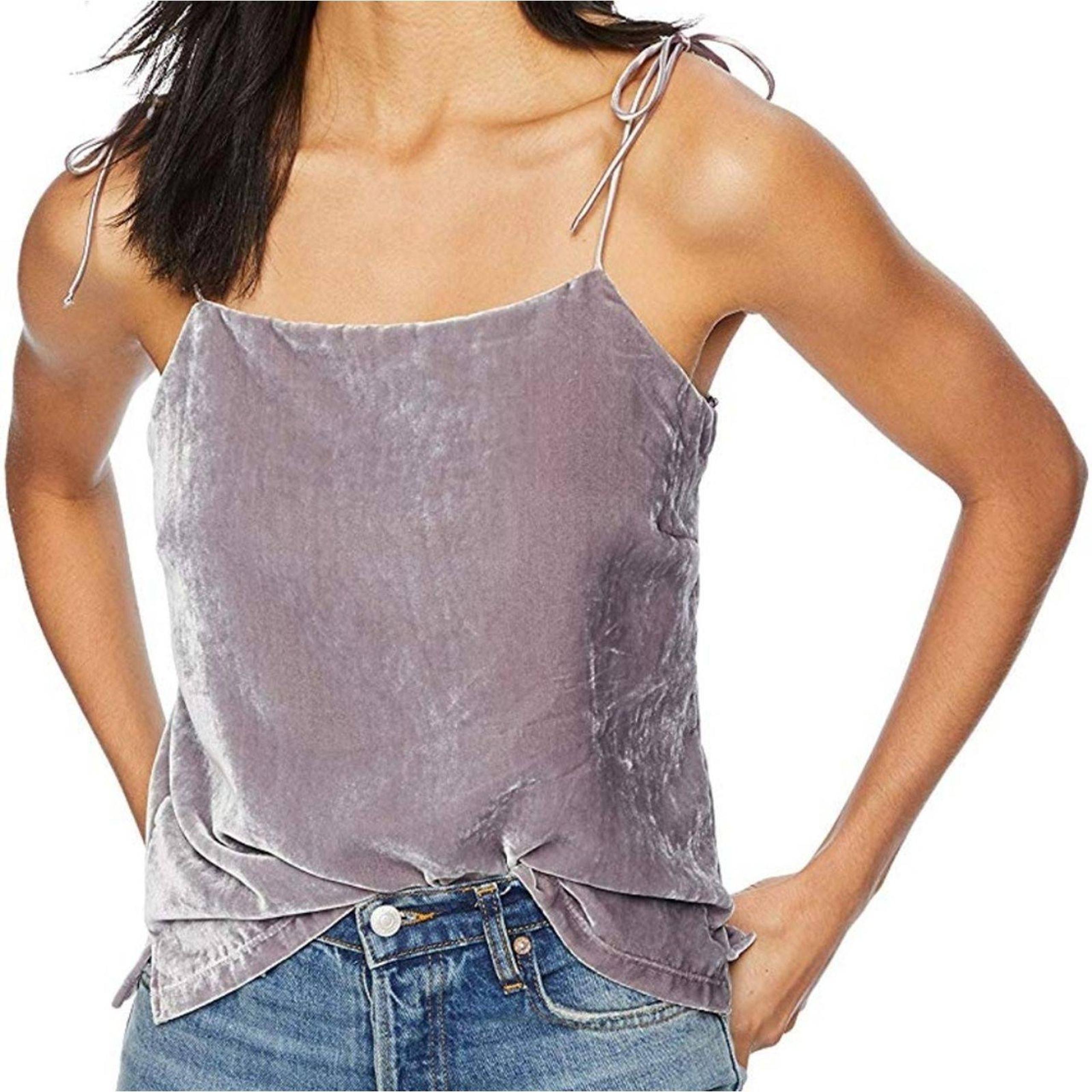 Cupcakes and Cashmere Velvet Tank Top L