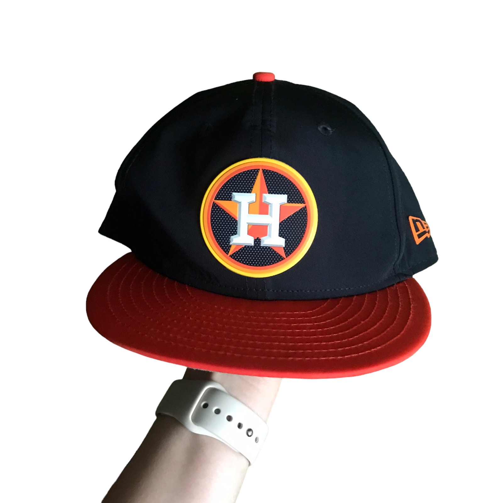 New Era Houston Astros Fitted Hat 7 5/8