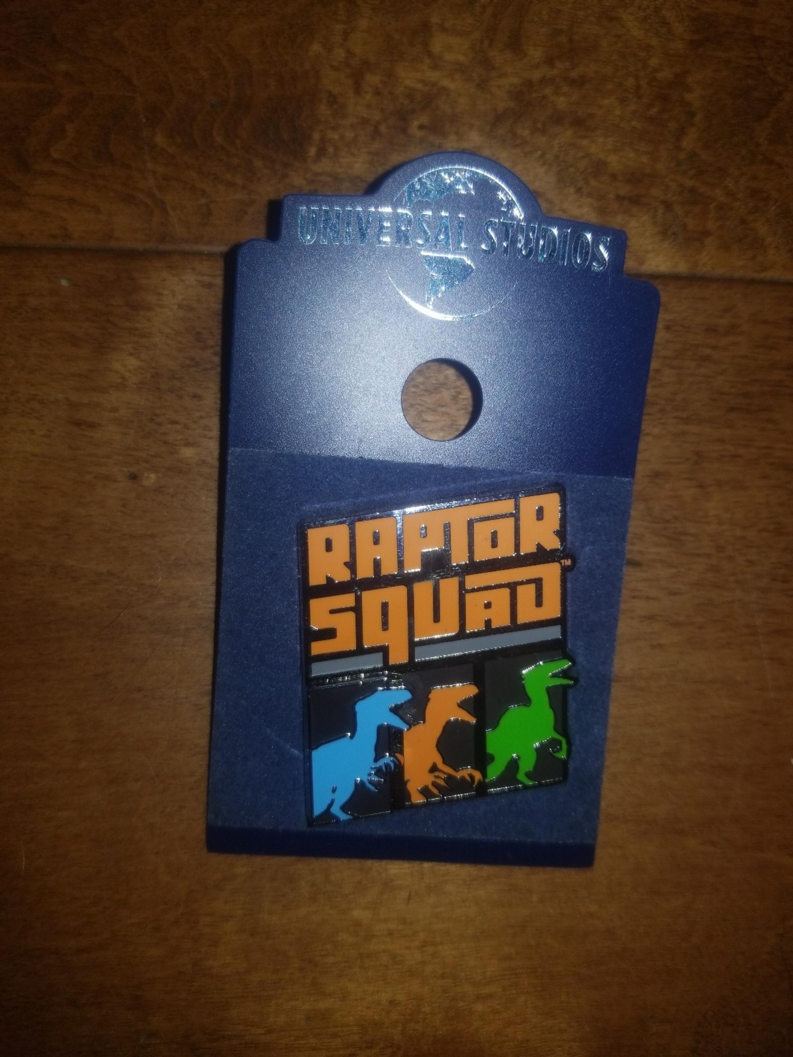 Universal Studios Jurassic World Park Raptor Squad Pin