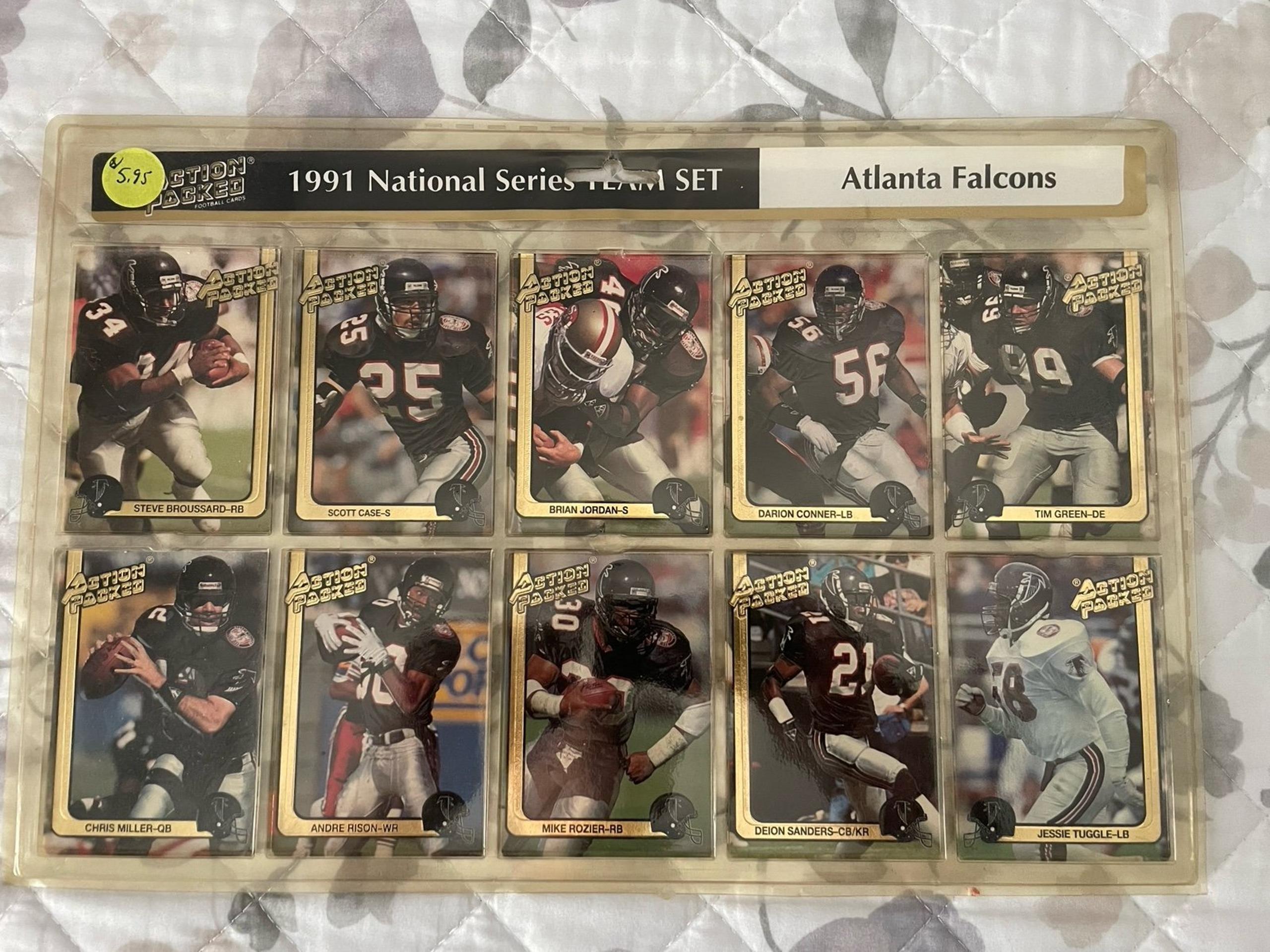 1991 Atlanta Falcons Action Packed Team Set