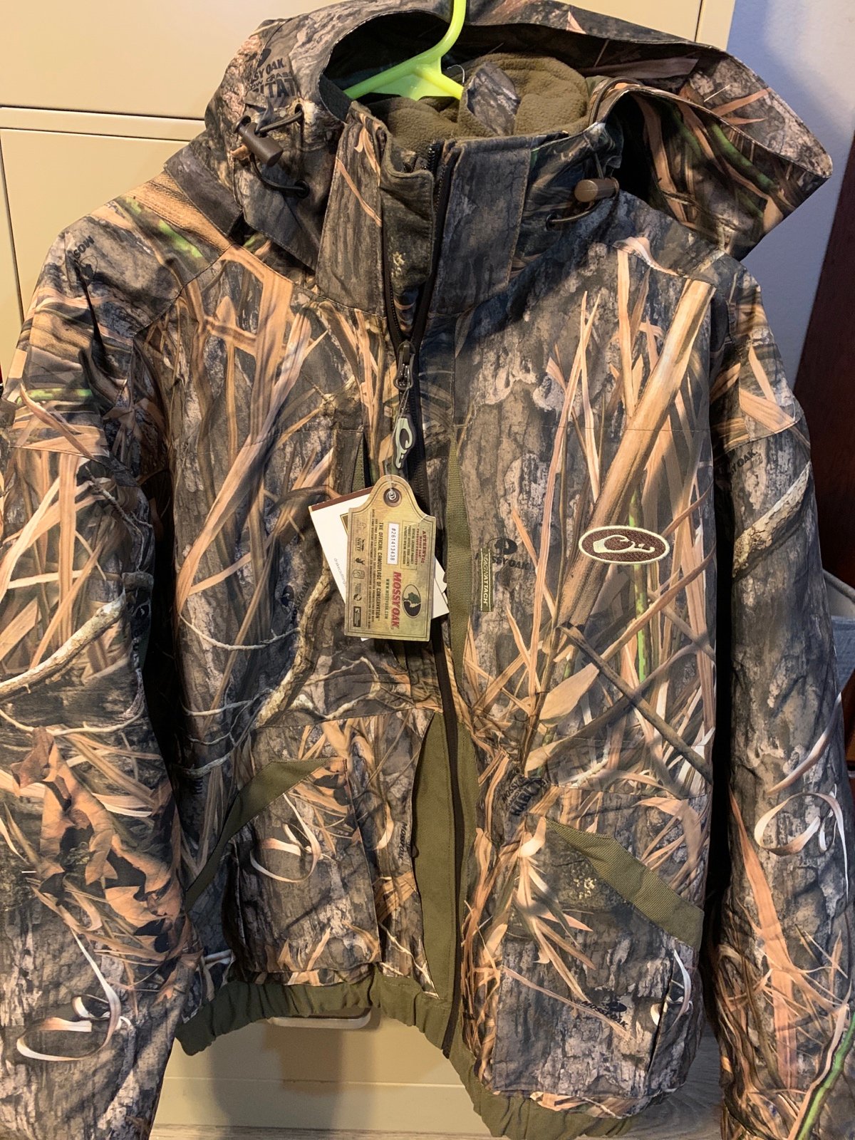Men’s duck print coat