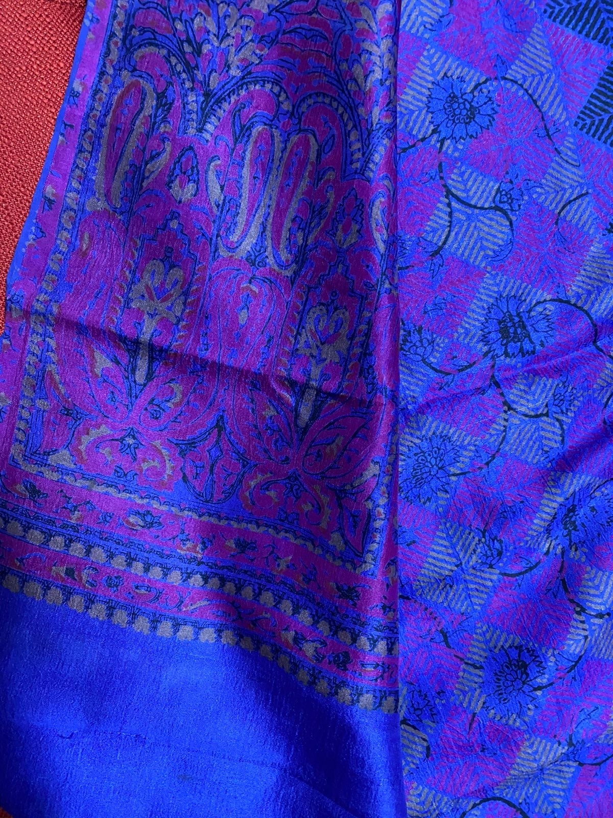 VINTAGE SOFT SILK FABRIC- SAREE