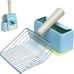 Stainless Steel Large Cat Litter Scoop - Durable Sifter with Detachable Base and