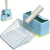 Stainless Steel Large Cat Litter Scoop - Durable Sifter with Detachable Base and