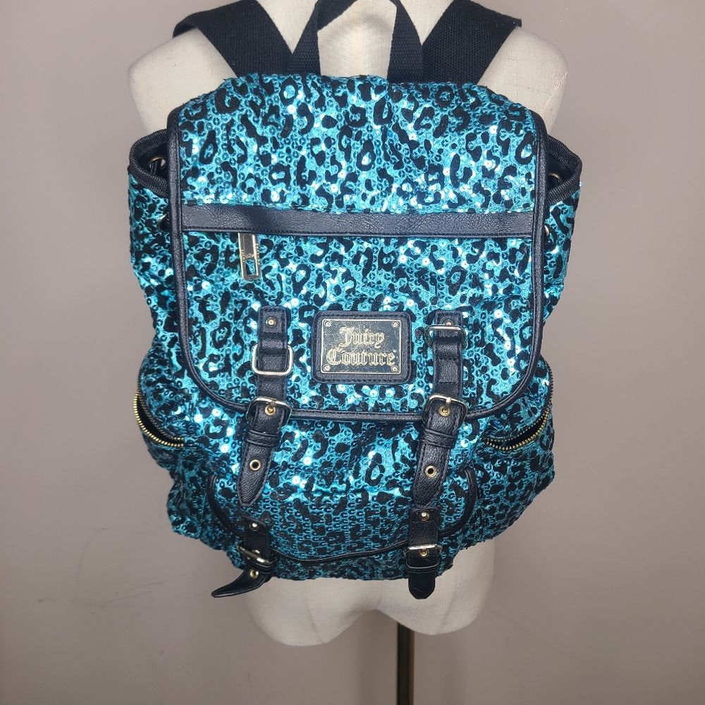 Juicy couture leopard backpack hotsell