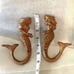 Cast Iron Mermaid Antique Bronze Accent Decorative Hooks set is 2