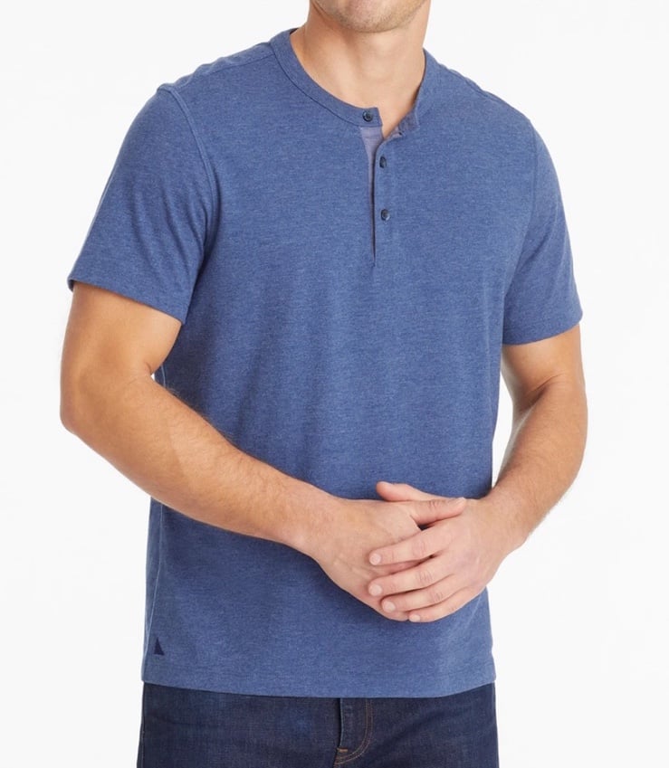 Untuckit Ultrasoft Short-Sleeve Henley