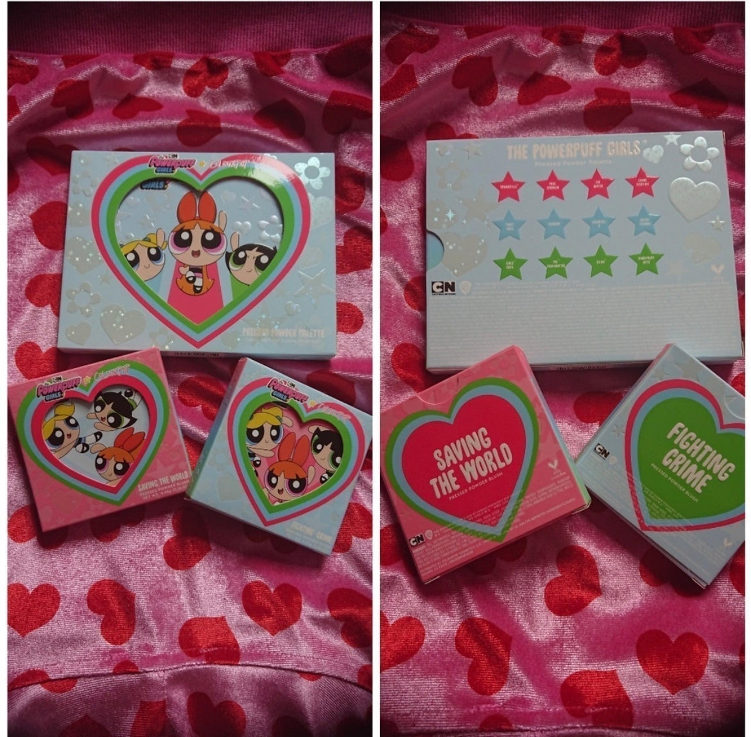 COLOURPOP POWERPUFF GIRLS EYESHADOW PALETTE & TWO BLUSHES BNIB