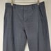 VINCE navy linen mid rise flat front slouchy lightweight jogger ankle pants
