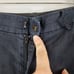 VINCE navy linen mid rise flat front slouchy lightweight jogger ankle pants