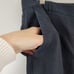 VINCE navy linen mid rise flat front slouchy lightweight jogger ankle pants