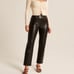 ABERCROMBIE & FITCH The Ankle Straight Ultra High Rise CURVE LOVE Pant