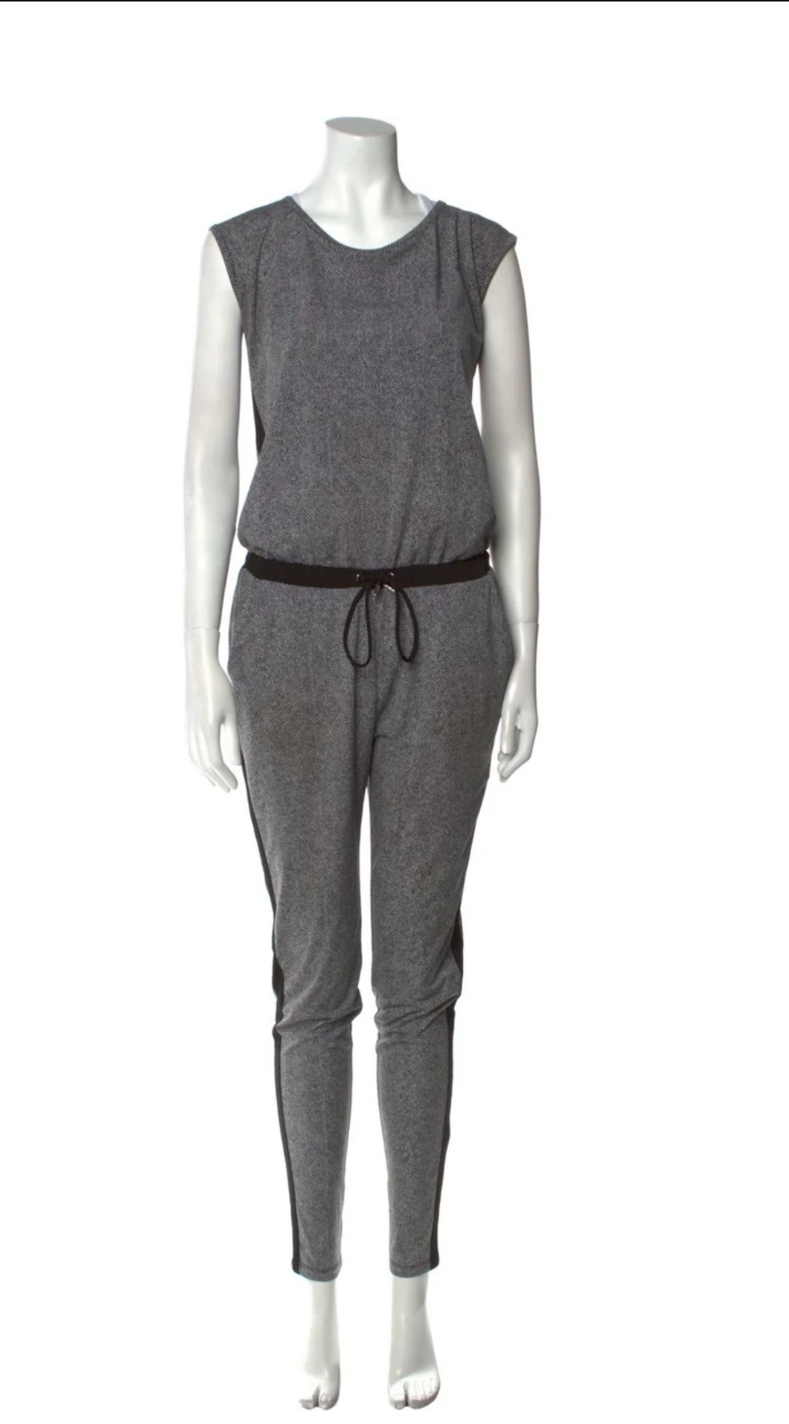 NEW Michael Kors WRINKLE FREE Tie-Waist Zip Back Jumpsuit Size 3XL Retail 140