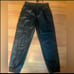 Zara Black Faux Leather Drawstring Joggers With Pockets-Size Small-NWOT