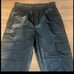 Zara Black Faux Leather Drawstring Joggers With Pockets-Size Small-NWOT