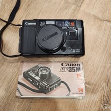Vintage Canon AF35M Autoboy Point & Shoot 35mm Film Camera Parts Or Repairs