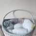 Easter Basket with eggs pet bed