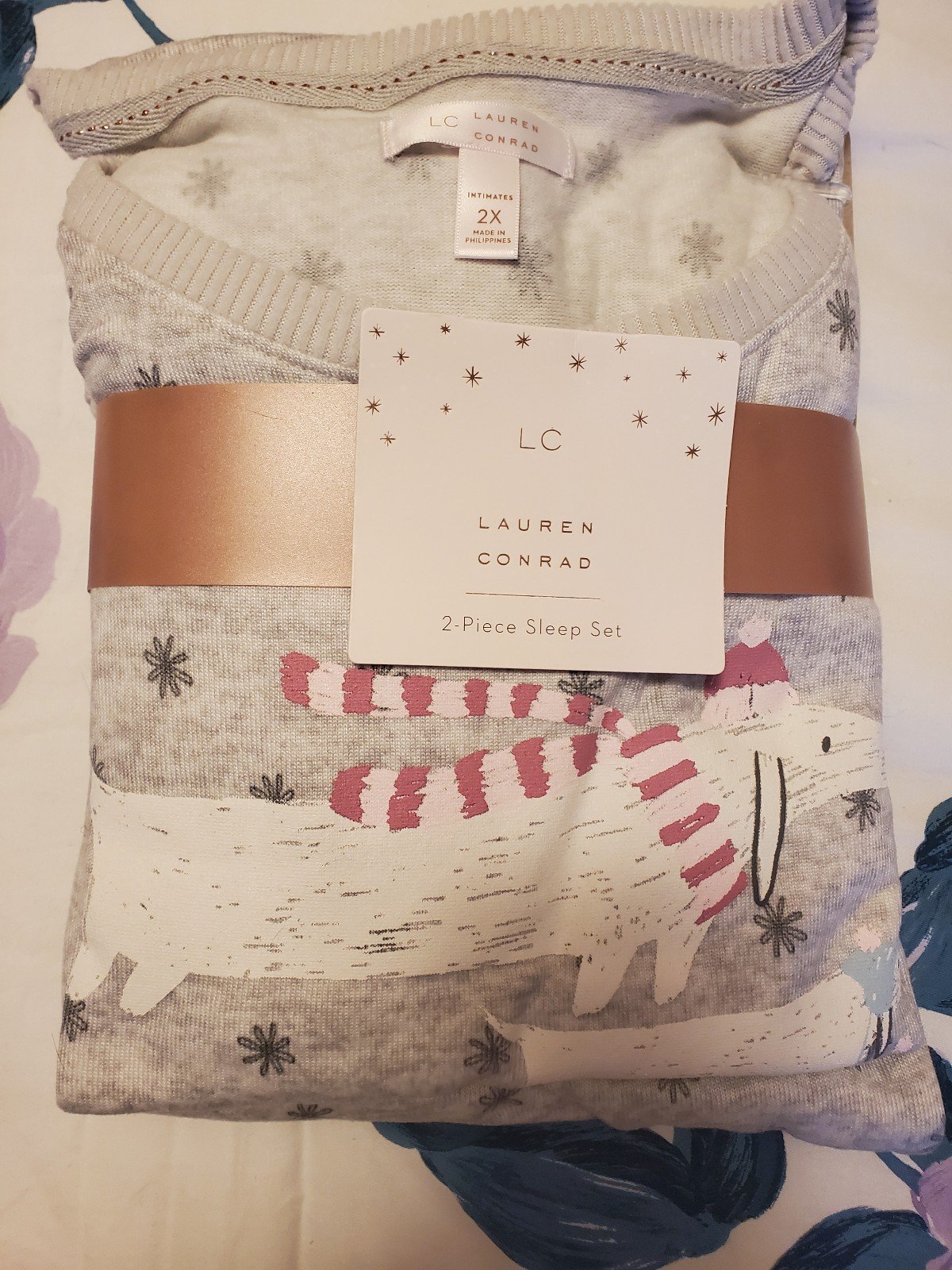 Lauren Conrad Soft 2 pce Dachshund Pajama 2x