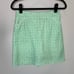 Peter Millar Green Greek Key Pattern Skort Sz 0 Like New GOLF