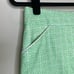 Peter Millar Green Greek Key Pattern Skort Sz 0 Like New GOLF