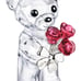Swarovski Kris Bear Red Roses For You Crystal Figurine 1096731 New In Box