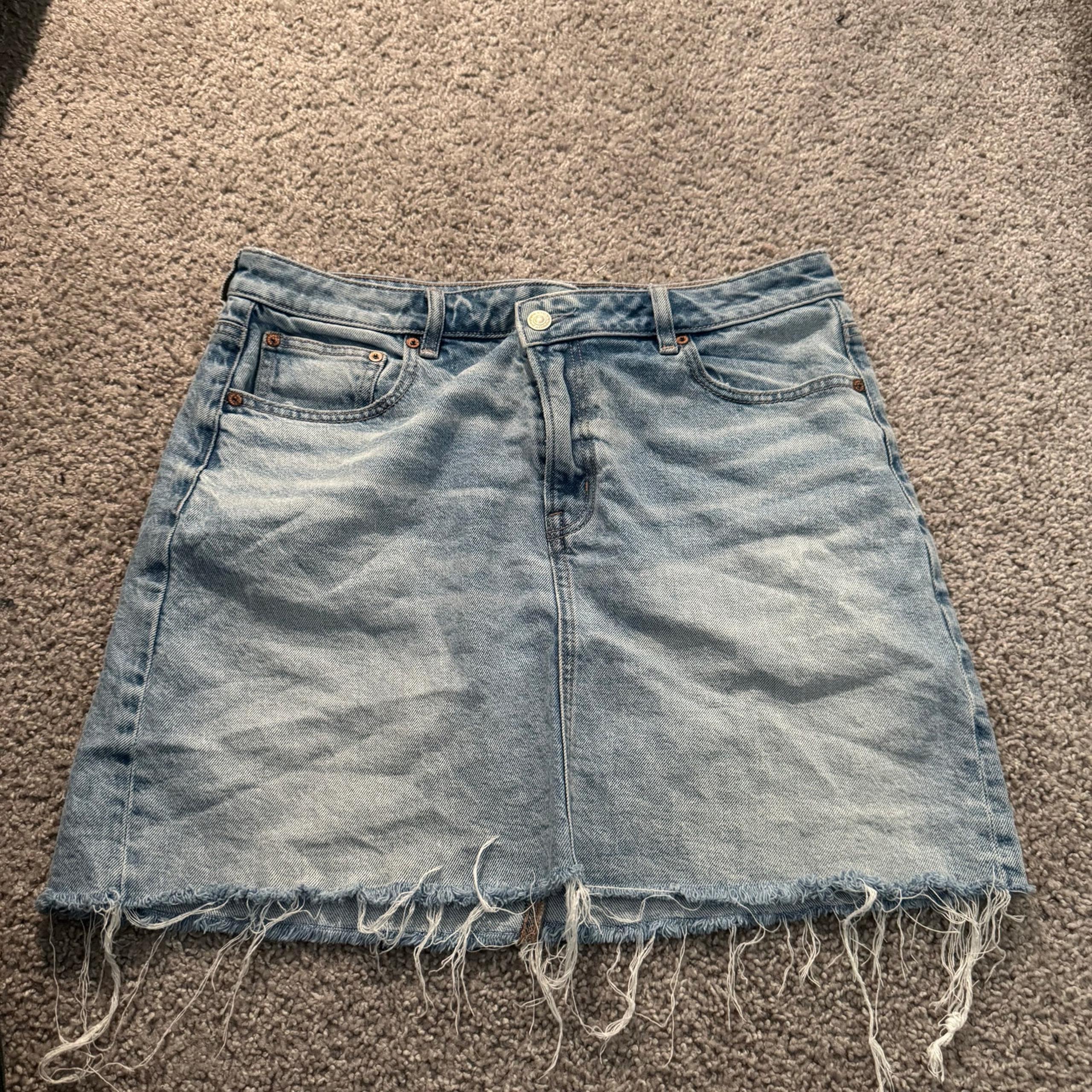 American Eagle Denim Perfect Mini Skirt