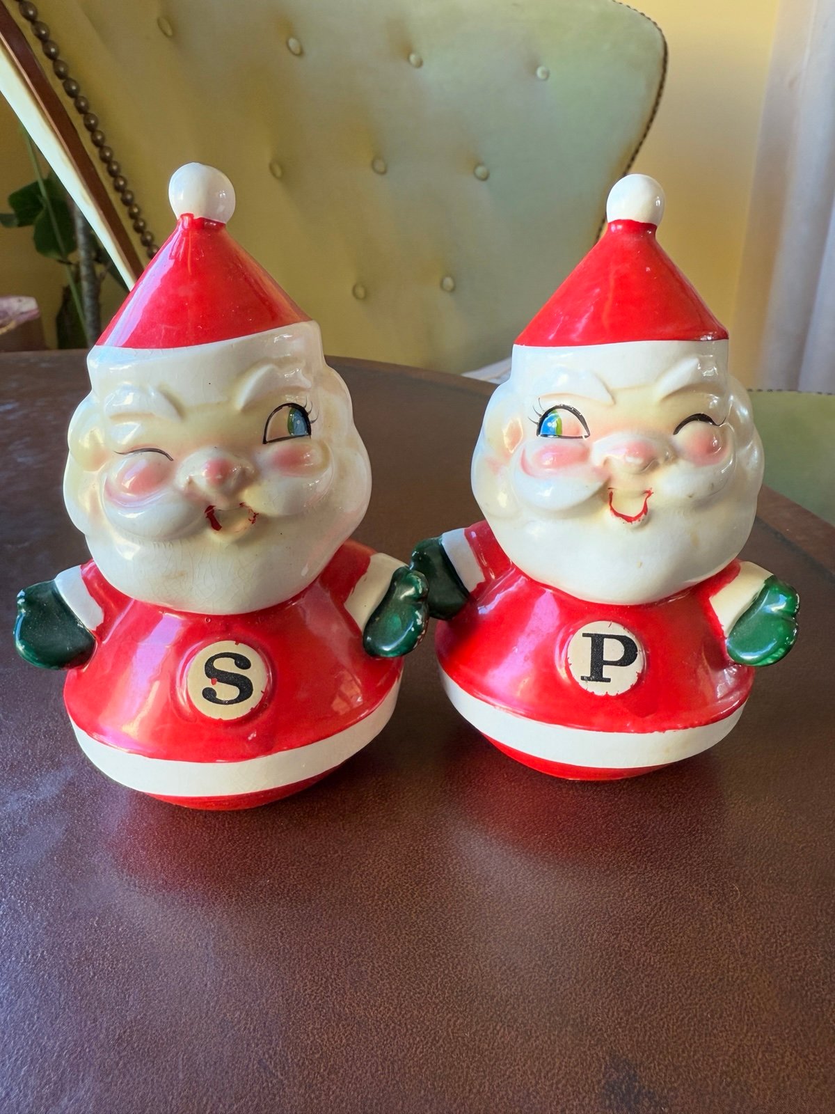 Holt Howard Vintage Santa Claus Shakers