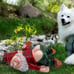 Large 9.5'' Tall Funny Drunk Garden Outdoor Statue