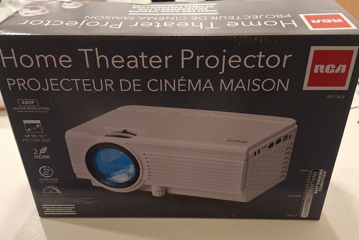 RCA HOME THEATER PROJECTOR...