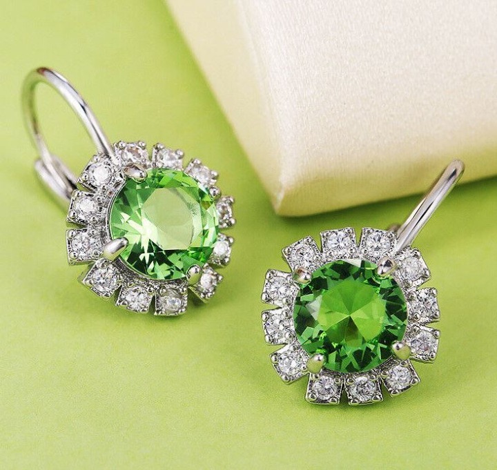 Silver Jewelry Drop Earrings for Women