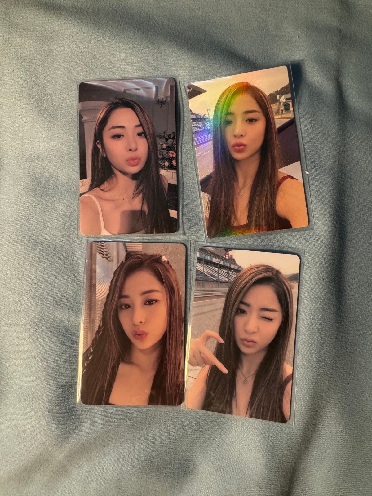 le sserafim yunjin photocard fearless