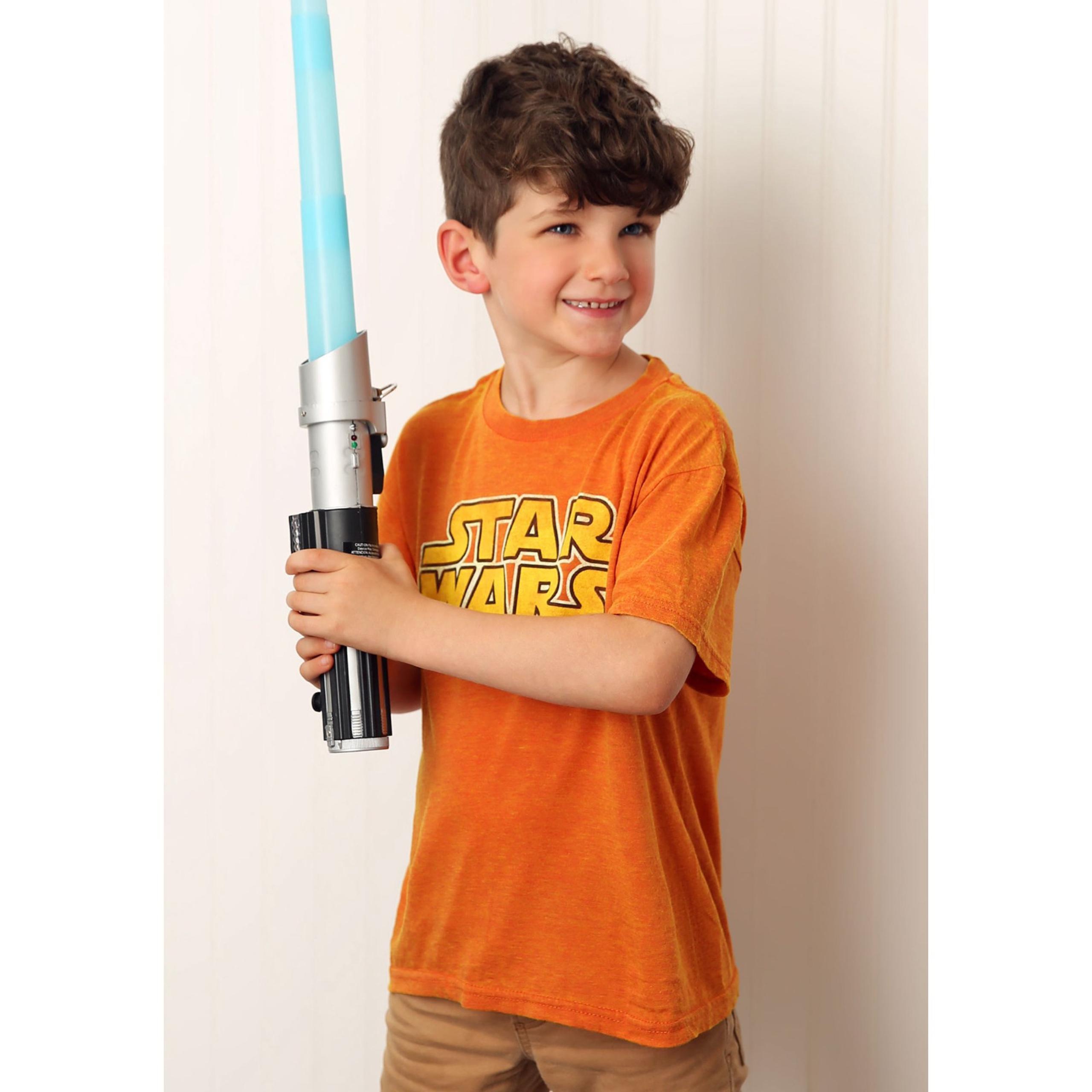 Star Wars Logo Boy's Orange Burnout T-shirt Size 4