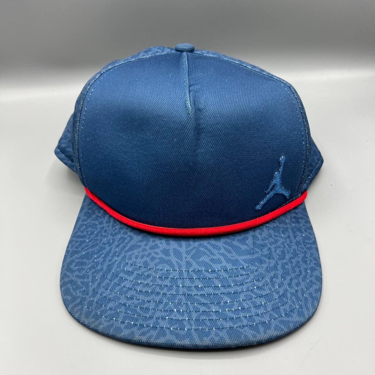 Air Jordan True Hat Men Blue Cement Elephant Jumpman Snap Back Cap