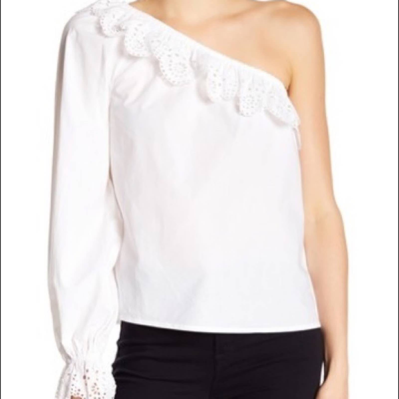 NWT JOIE ARIANTHE WHITE BLOUSE SZ S