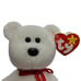 Ty Beanie Babies Lot of 2 Valentino 1993 Brn Nose Blk Eyes Valentina 1998 3 Rose