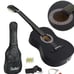 38 Full Size Black Acoustic Guitar Bgnr