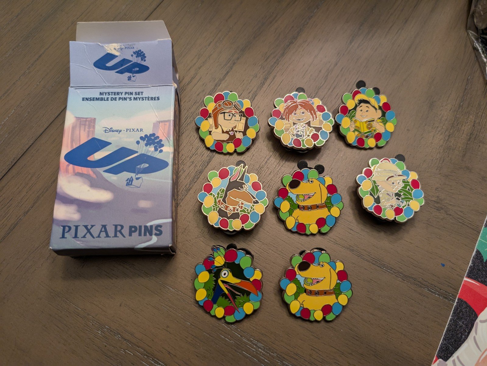 Disney pixar UP mystery pin box