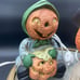 Vintage Brinn’s Ceramic Halloween Jack O Lantern Light Set Of 3 Mr. Pumpkin Work
